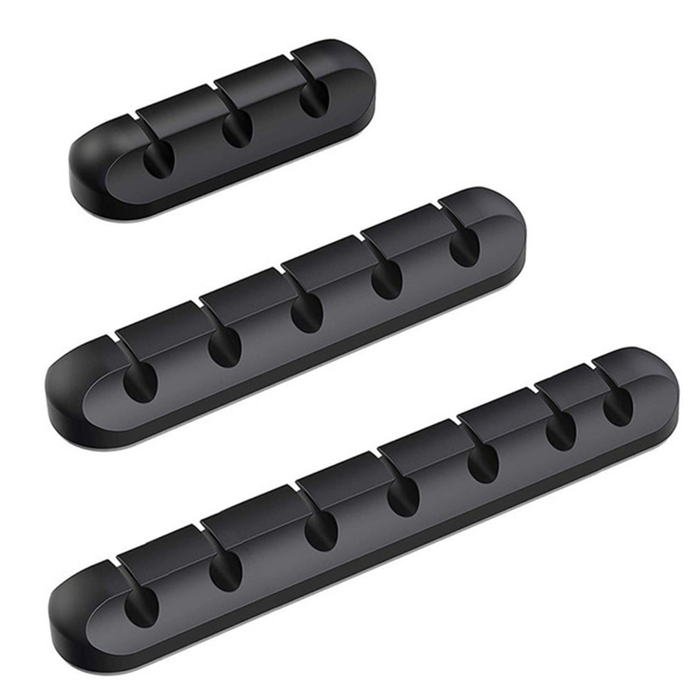 V-357 3Pcs Set Self-adhesive Desktop Power Cord Fixing Base Silicone Data Cable Organizer V-357 3Pcs Set Self-adhesive Desktop Power Cord Fixing Base Silicone Data Cable Organizer